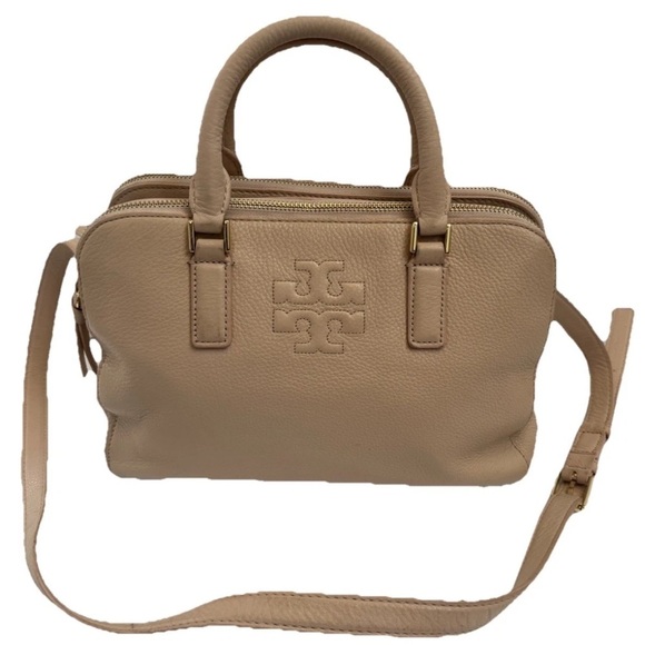 Tory Burch handbag Crossbody Tan Blush Leather Purse Shoulderbag - Picture 13 of 15